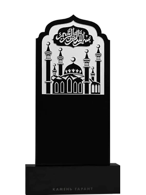 Вертикальный памятник в восточном стиле 